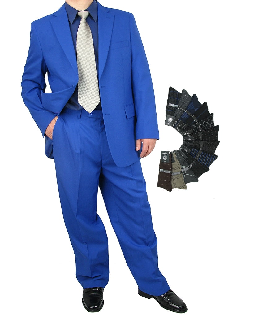 dress socks for blue suit Striped Navy Blue Groomsmen Socks