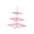 thumbnail image 1 of Stylish 3-Tier Dessert Tray Holder Snack Stand Dried Fruit Tray CupCake Display Rack with Handle Type 6, 1 of 9