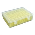 thumbnail image 1 of Stylish 30 Compartment Clear Organizers Box Sturdy Plastic Storage Case Portable for Jewelry Beads Desk Accessories, 1 of 7