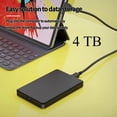 thumbnail image 1 of Stylish 4TB Portable External Drive USB 3.0 High-Speed Compact Storage Seamless for ipad & Windows Laptop Compatibility School Work, 1 of 6