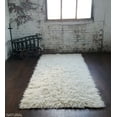 Stylish 4x6 Flokati Rug. Soft and fluffy 3” long pile. 100 natural
