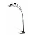 thumbnail image 1 of Stylish 5-Arm Floor Lamp, Black, 1 of 1