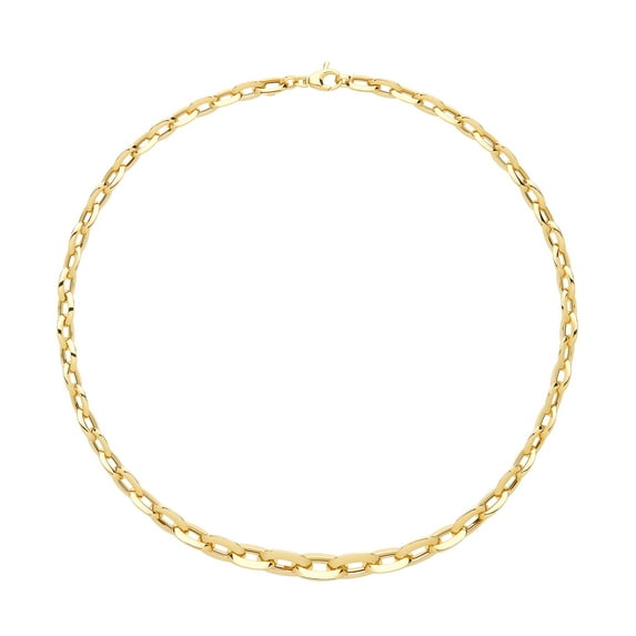 Stylish 9k Gold Women Necklace - 17 inch, 8 Grams