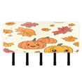 thumbnail image 1 of Stylish Acrylic Key Holder Wall Mount small shelf with hooks Decorative & Functional for Home Organization Pumpkins and Autumn Leaves, 1 of 6