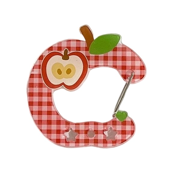 Stylish Acrylic Keychain With Carabiner Clip And Cute Hollow Design Keychain Pendant For Bags Keys Backpacks