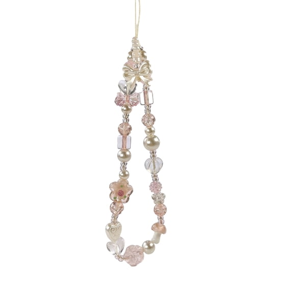 Stylish Acrylic Phone Charm with Lanyard Cell Phone Strap Perfect for Personalizing Your Phone