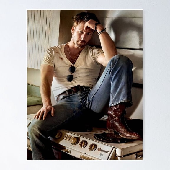 Stylish Actor Portrait Celebrity Photo Wall Decor, Unframed Poster
