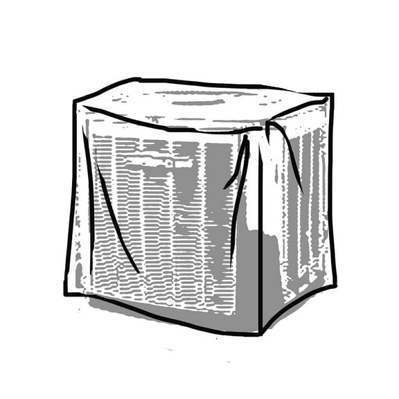 Protective Outdoor Furniture Cover for Patio All Season - Round Air Conditioner Cover