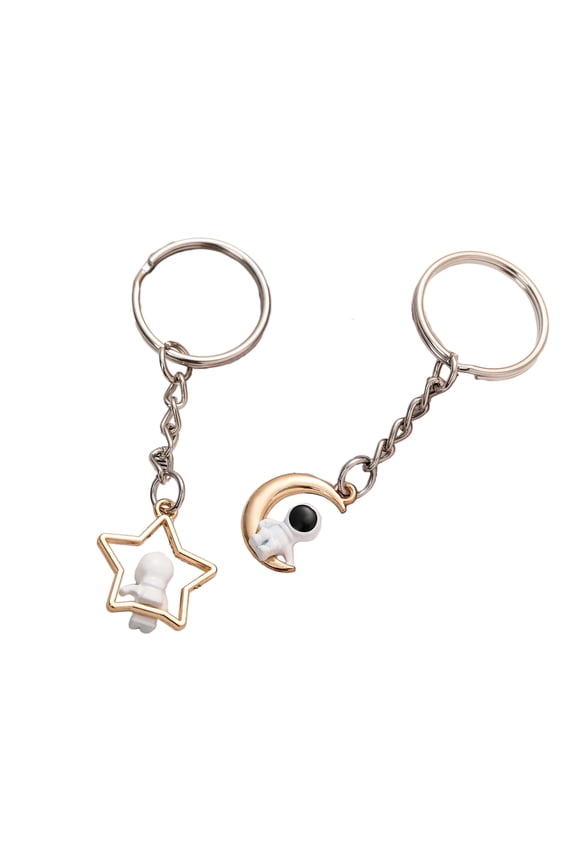 Stylish Alloy Astronaut Keychain Space Themed Keychain Accessory Unique Keyring Charm Accessory for Space Enthusiasts