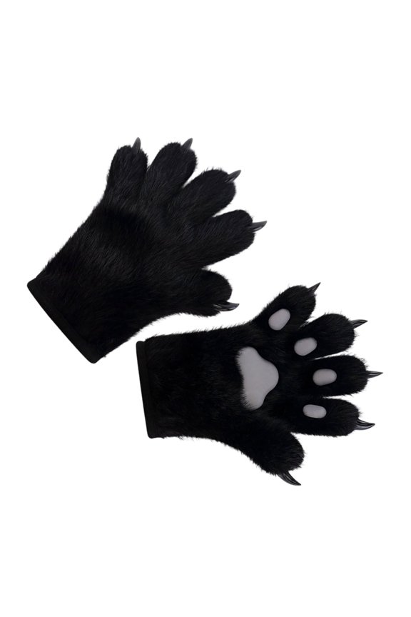 Stylish Animal Paws Gloves Soft Warm Toe Beans Suitable for Most Hand Sizes