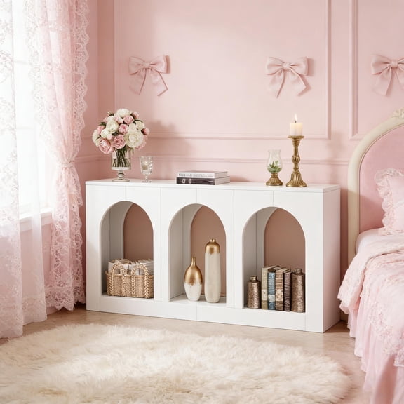 Stylish Arches Side Table,Entryway Table,Stable Console Table