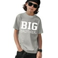 thumbnail image 1 of Stylish BIG BROTHER Letter Print T-shirt For 7-15Y Boys - Casual Graphic Design For Comfortable Summer Wear, 1 of 9