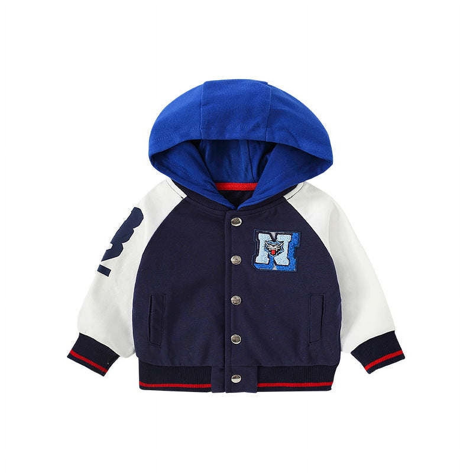 Stylish Baby Boy Winter Coat Colorblock Design Cozy & Trendy Essential