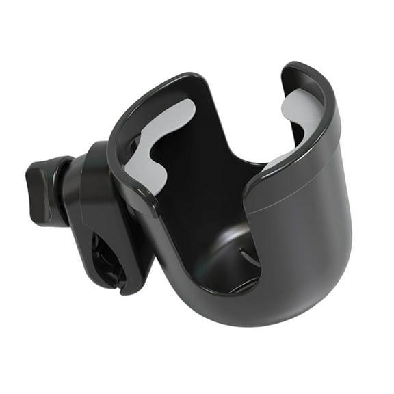 Stylish Baby Strollers Accessory Clamp On Cup Holder Organsier for Bottles Coffee Mugs 360 Adjustable