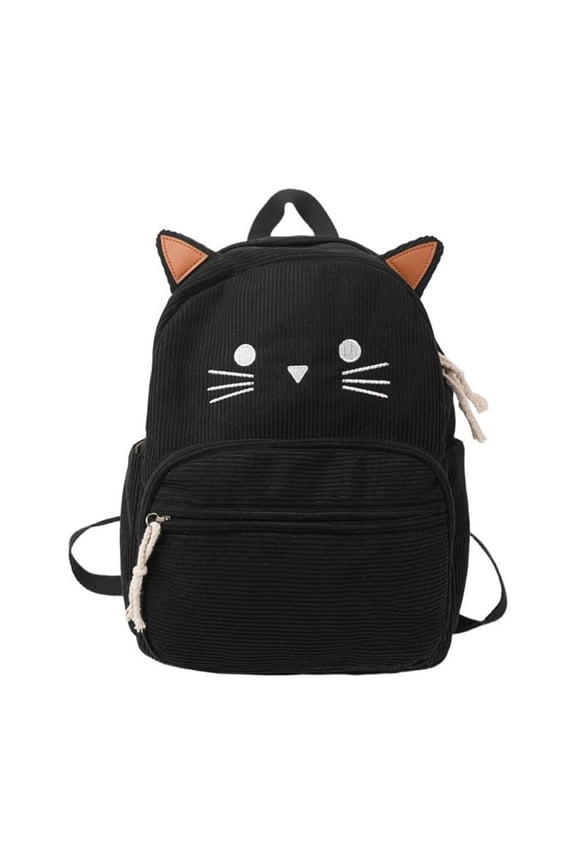 Stylish Backpack Korean Trendy Daypack Ergonomic Corduroy Laptop Bag Book Bags for Daily Commute Travel Use