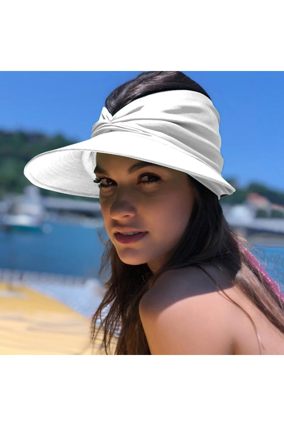 Stylish Beach Sun Visor Hat for Women Outdoor Sports and Summer Sun