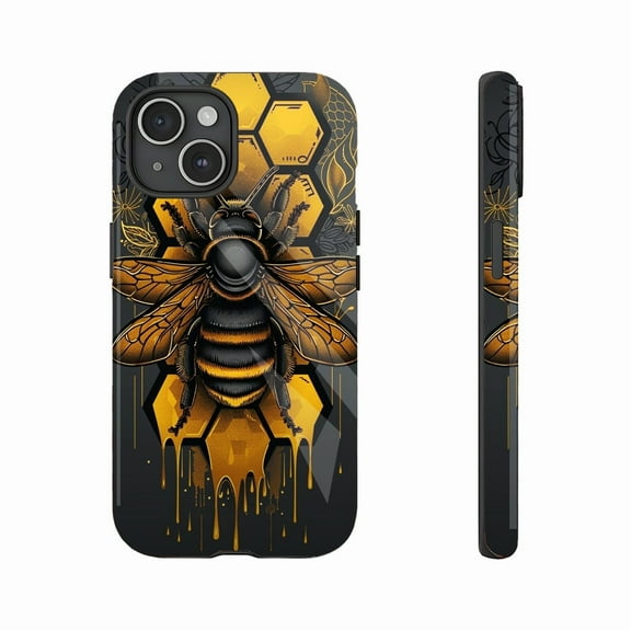 Stylish Bee Honeycomb iPhone Case for Fashion Lovers with Durable Protection, Compatible with iPhone 11/12/13/14/15/16 (Pro Max/Plus)