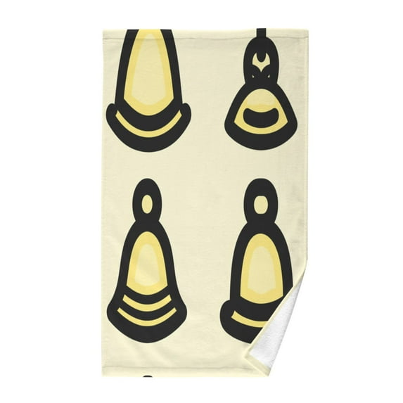 Stylish Bell Designs Soft 100% Cotton Towel, High Absorbency, Single Pack, 16" x 28"