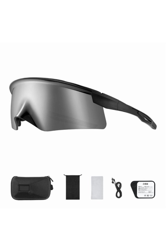 Stylish Bike Sunglasses with Anti Fog Feature Shockproof for Day Night Riding