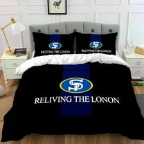 Stylish Black Comforter Set with Gold - "RELIVING THE LONON" Modern Bedding for Cozy Bedrooms