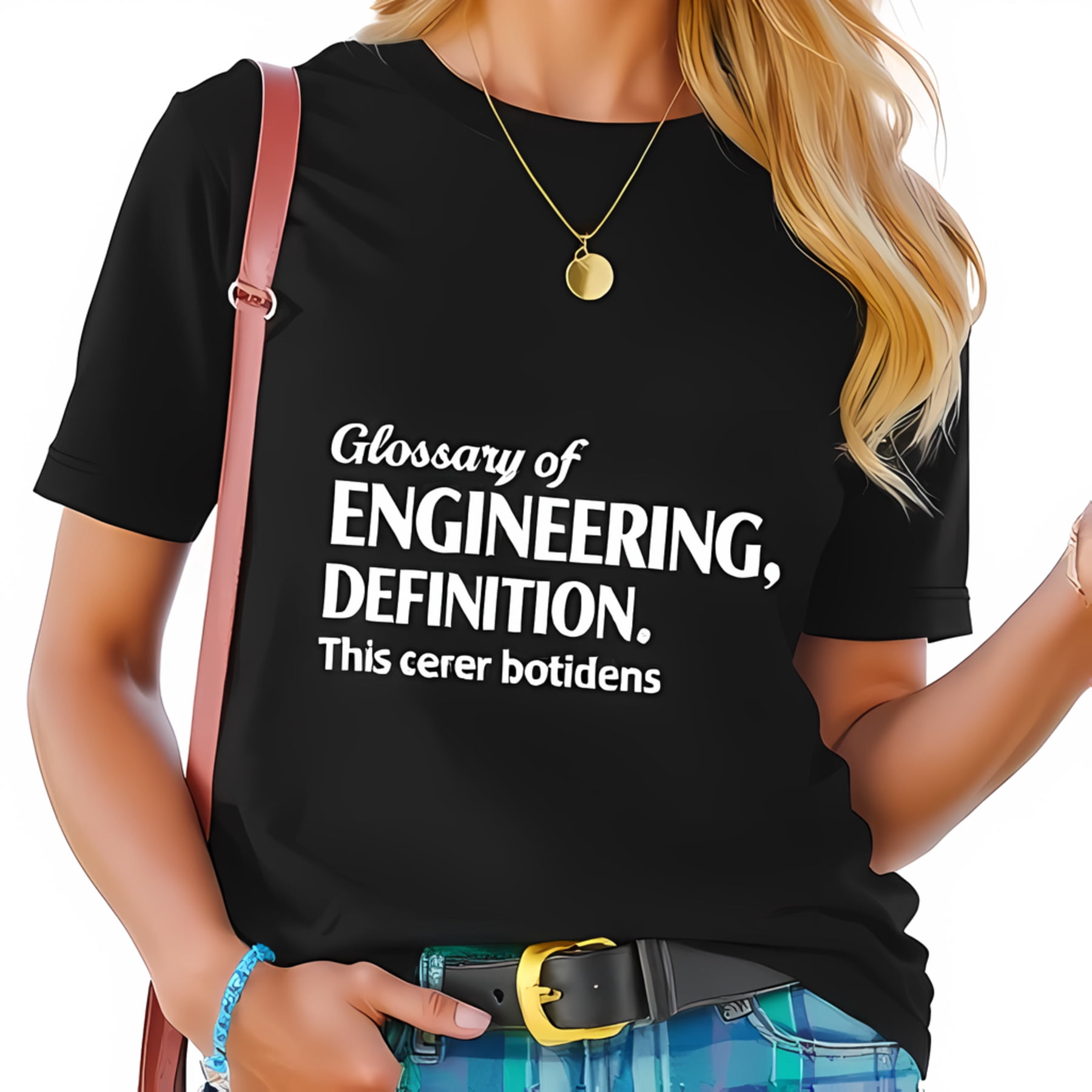 Photo inspiration: Visual Reference: Stylish Black Cotton Short Sleeve T Shirt With Bold Glossary