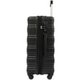 Stylish Black Hardside Expandable Luggage with TSA Lock Smooth Spinner