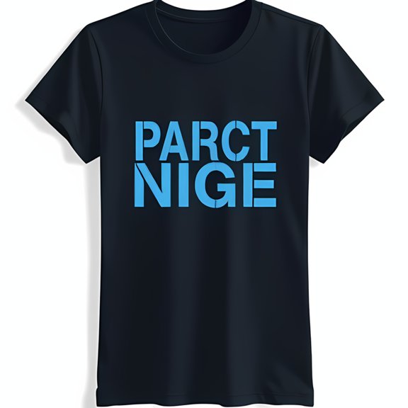 Stylish Black T-Shirt with Bold Graphic Print Eye Catching Design for Everyday Wear