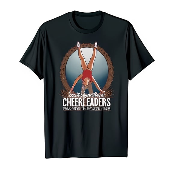 Stylish Black T-Shirt with Eye Catching Chest Graphic for School