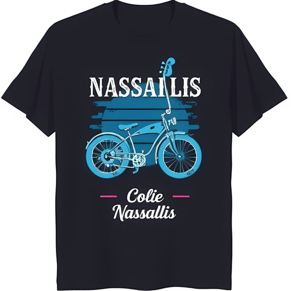 Stylish Black T-Shirt with Eye Catching Graphic and Sunset Design