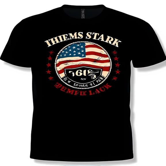 Stylish Black T-Shirt with Graphic 7615 Co Ville Design
