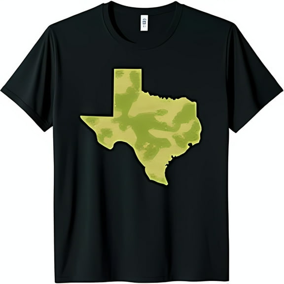 Stylish Black T-Shirt with Outline Graphic for Enthusiasts