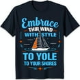 thumbnail image 1 of Stylish Black T-Shirt with Sailboat Graphic: Embrace the Wind in Style, 1 of 5