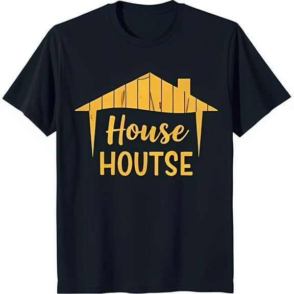 Stylish Black T-Shirt with Unique Chest Graphic for Casual Wear