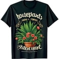 thumbnail image 1 of Stylish Black T-Shirt with White Script Design & Vintage Floral Graphic, 1 of 5