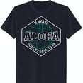 thumbnail image 1 of Stylish Black T-Shirt with White Volleyball Graphic & 'HAWAII ALOHA VOLLEYBALL CLUB' Design, 1 of 5
