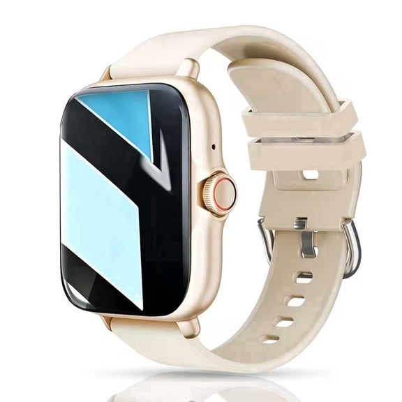 1.83" HD Smart Watch for Android & iOS, Wireless Call, Music Player, Notifications, Fitness Tracker for Men & Women