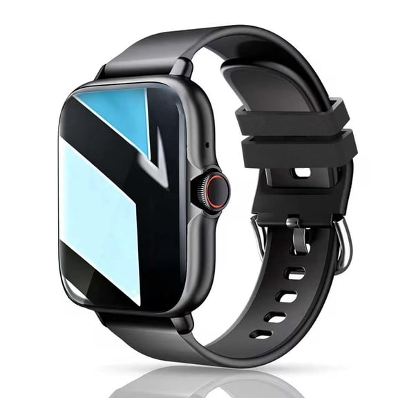 1.83" HD Smart Watch for Android & iOS, Bluetooth Call, Music Player, Notifications, Fitness Tracker for Men & Women (Black)