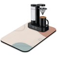 thumbnail image 1 of Stylish Boho Theme Coffee Mat, 19.5x12in Absorbent Diatom Mud Material for Dish Drying, Coffee Mat Perfect for Coffee Stations Cute Abstract Stones Design for Coffee Machine Protection and Decor, 1 of 7