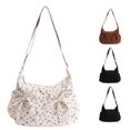 thumbnail image 1 of Stylish Bow Detail Shoulder For Large Capacity Tote Crossbody Purse Casual Daypack Versatile Handbag, 1 of 4