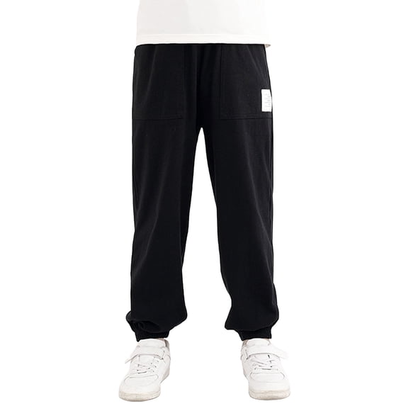 Stylish Boys Athletic Leggings Comfortable Elastic Waist Soft Stretch Fabric Durable Playwear Everyday Pants for Kids