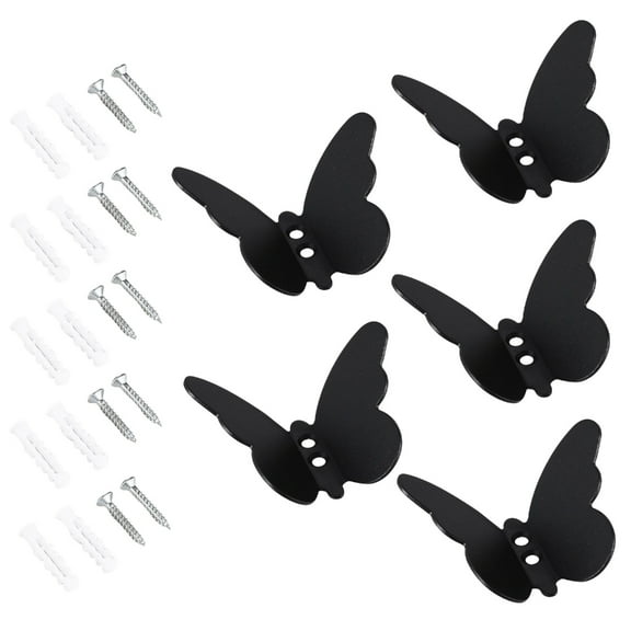 Stylish Butterfly Designs Hooks Decorative Stainless Steel Hanger Butterfly Shape Hooks Suitable For Any Room