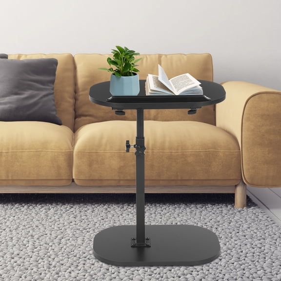 Stylish C-Form Side Table, Minimalist Design With Smooth Rounded Edges, 15.43lbs Load Capacity, Ideal for Clinics, Nursing Homes, and Home Care Environments