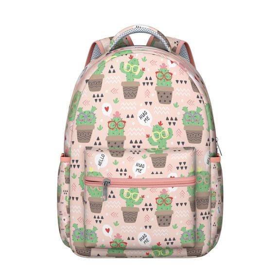Stylish Cactus Computer Bag for School: Durable Laptop Backpack Designed for College Campus, Work Commute, and Travel, an Ideal Gift for Teens and Adults for Daily Use
