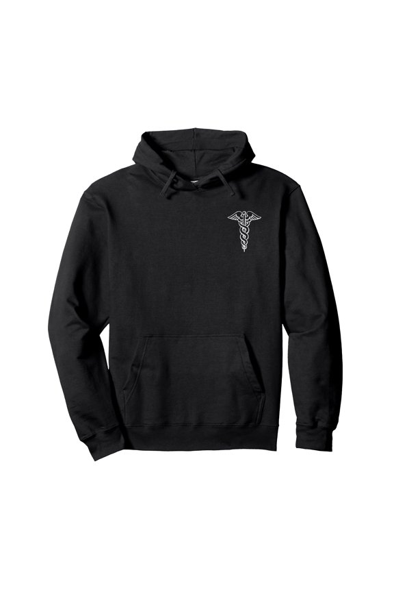Stylish Caduceus Symbol Hoodie for Nurses and Doctors - Perfect for Hospital Wear