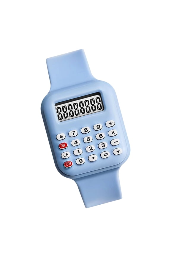 Stylish Calculator Watch For Women Strong PVC Resin Build And Digital Display Perfect For Students Professionals