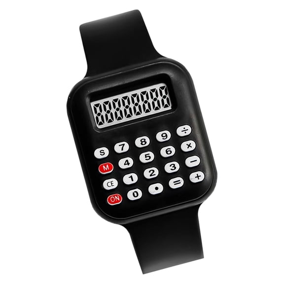 Stylish Calculator Watch For Women Strong PVC Resin Build And Digital Display Perfect For Students Professionals