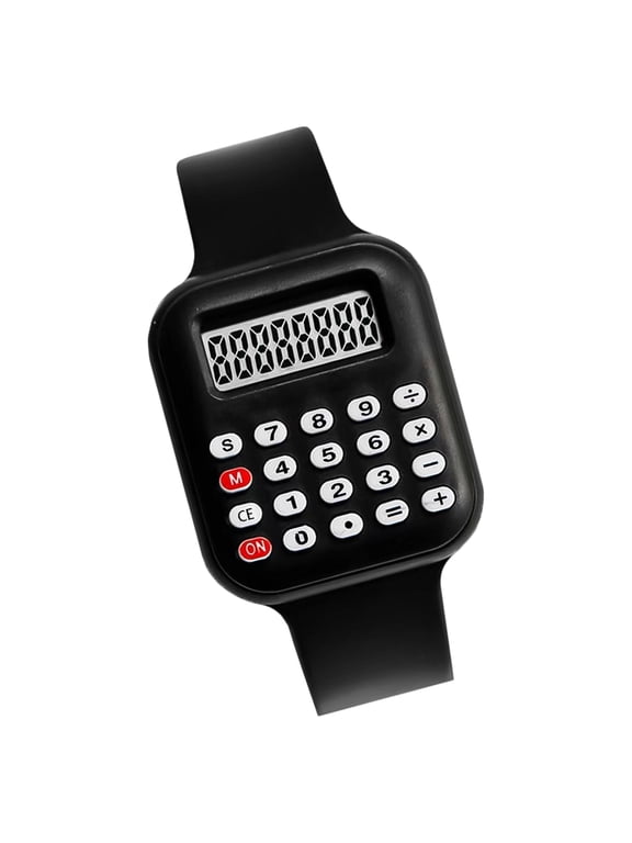 Stylish Calculator Watch For Women Strong PVC Resin Build And Digital Display Perfect For Students Professionals