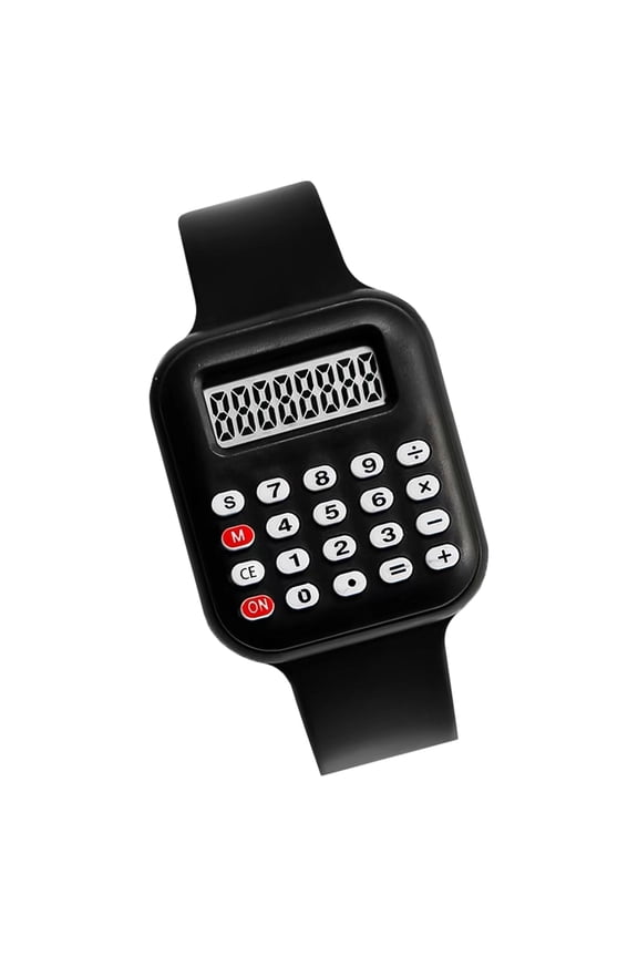 Stylish Calculator Watch For Women Strong PVC Resin Build And Digital Display Perfect For Students Professionals