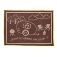 thumbnail image 1 of Stylish Camping LRVH8117 Reversible LED Illuminated Mat - RV Home, Brown/Beige, 8' x 11', 1 of 2