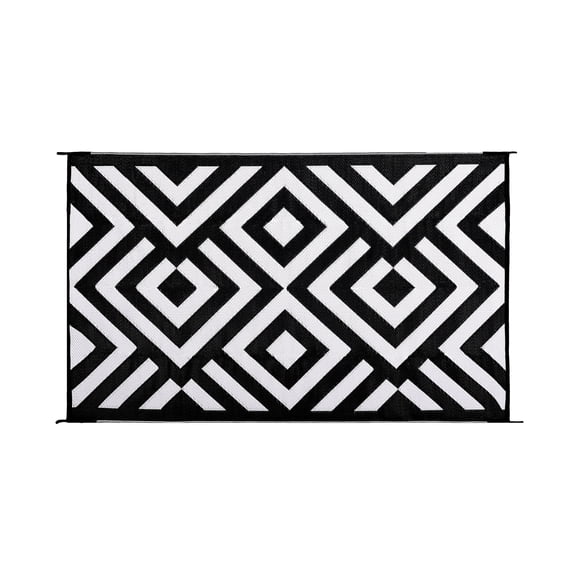 Stylish Camping Diagonal Design Mat 5'x8'